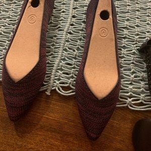 Rothys 10 magenta heather